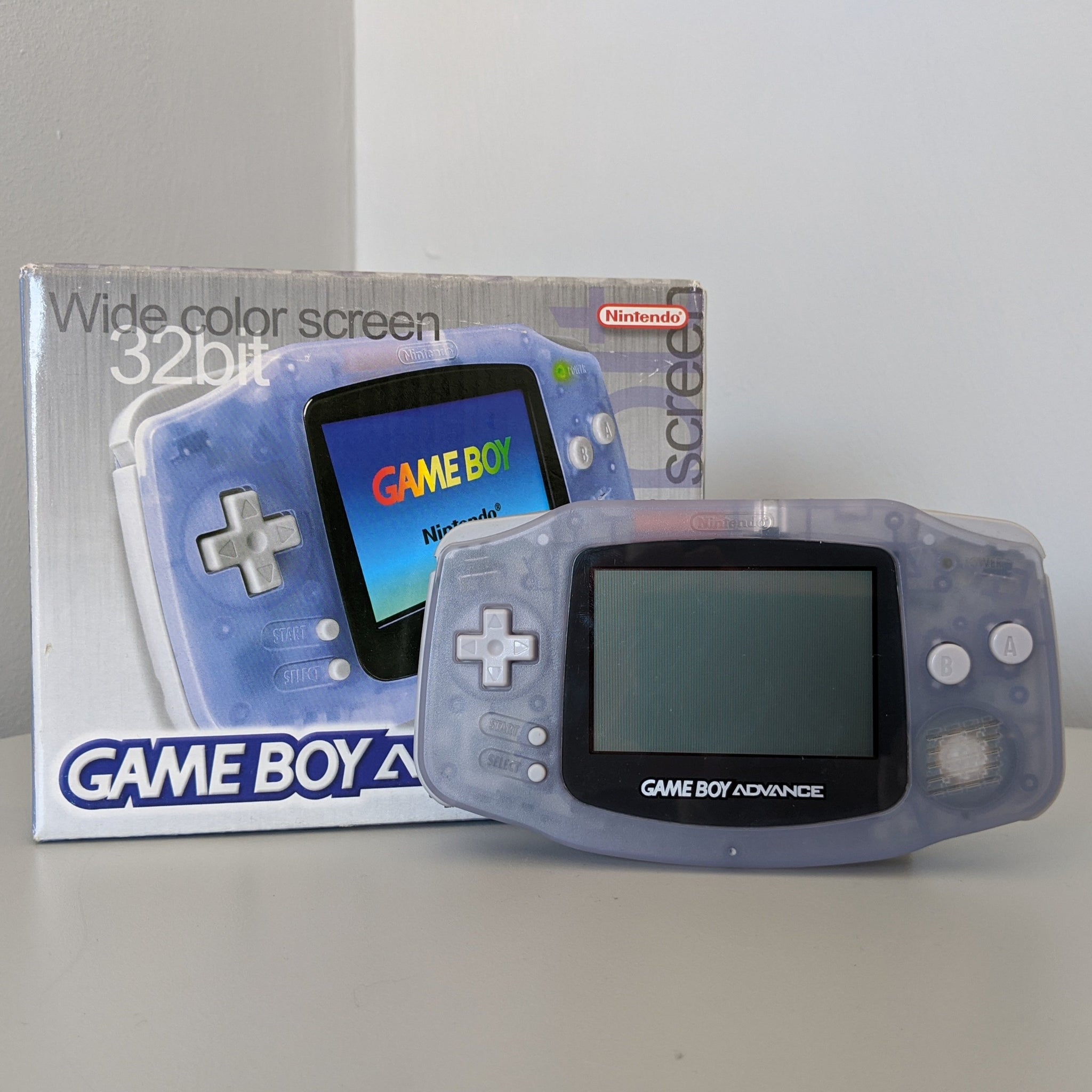 Original Glacier Nintendo Gameboy outlet Advance