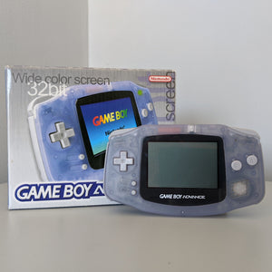 Nintendo Gameboy Advance - Glacier Blue - Complete in box