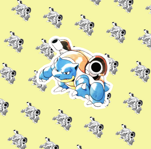 Blastoise Pokemon Sticker